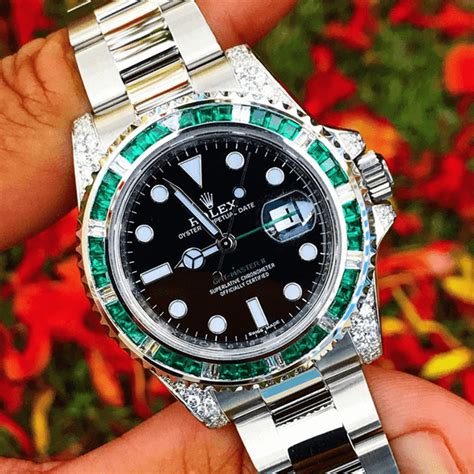 diamond bezel for rolex submariner|Rolex Submariner replacement bezel.